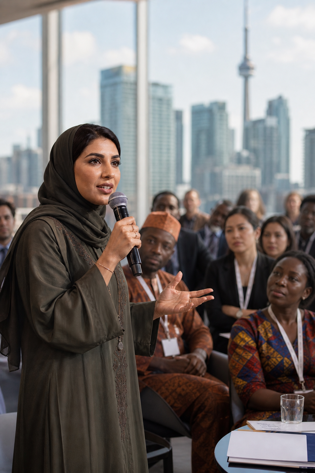 Nora Ibrahim presenter Audience and stakeholder alignment: A public innovation series featuring founders, researchers and policy leaders scene